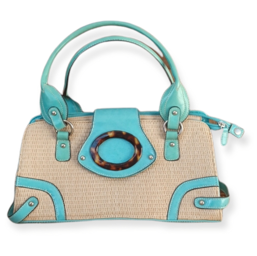 Retro hand bag Turqoise